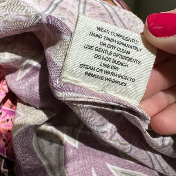 NWT Omika Brown Balloon Sleeve Ruched Upper High Waist Blair Midi Dress Sz Small - Picture 10 of 13